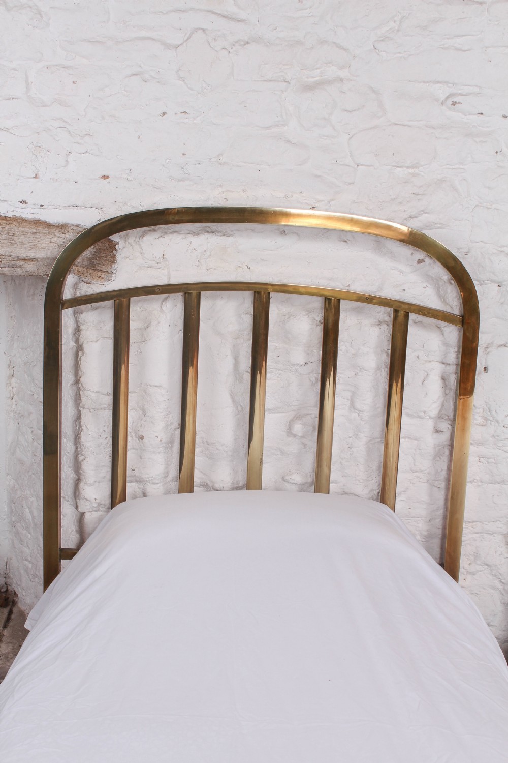 Attractive pair of French brass  single beds View V