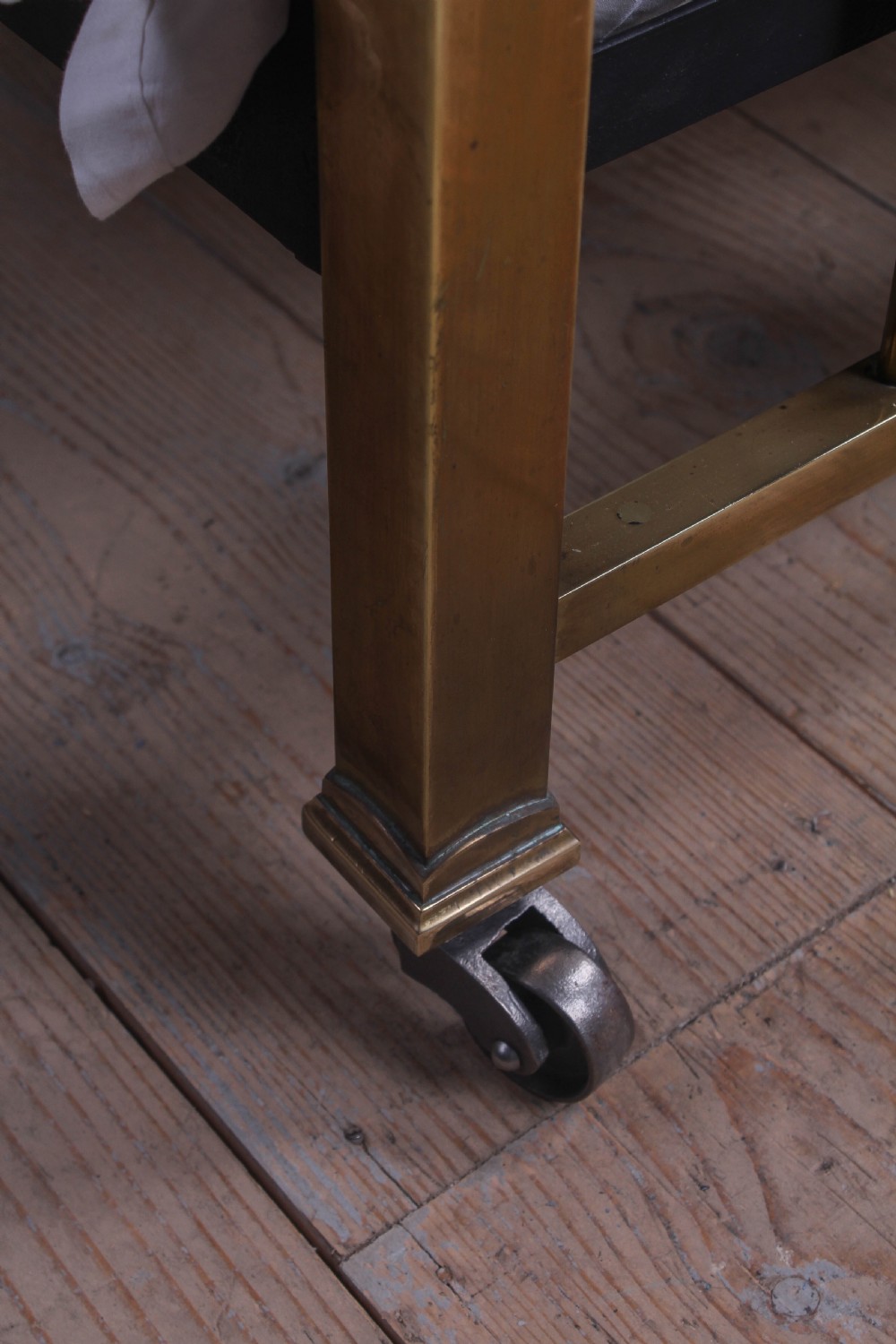 Attractive pair of French brass  single beds View VII