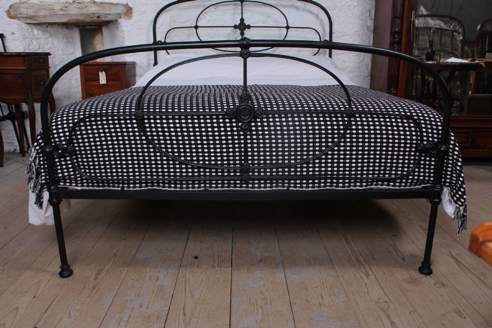 Very nice Irish 5Ft all iron bed View II