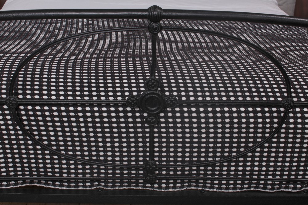 Very nice Irish 5Ft all iron bed View III