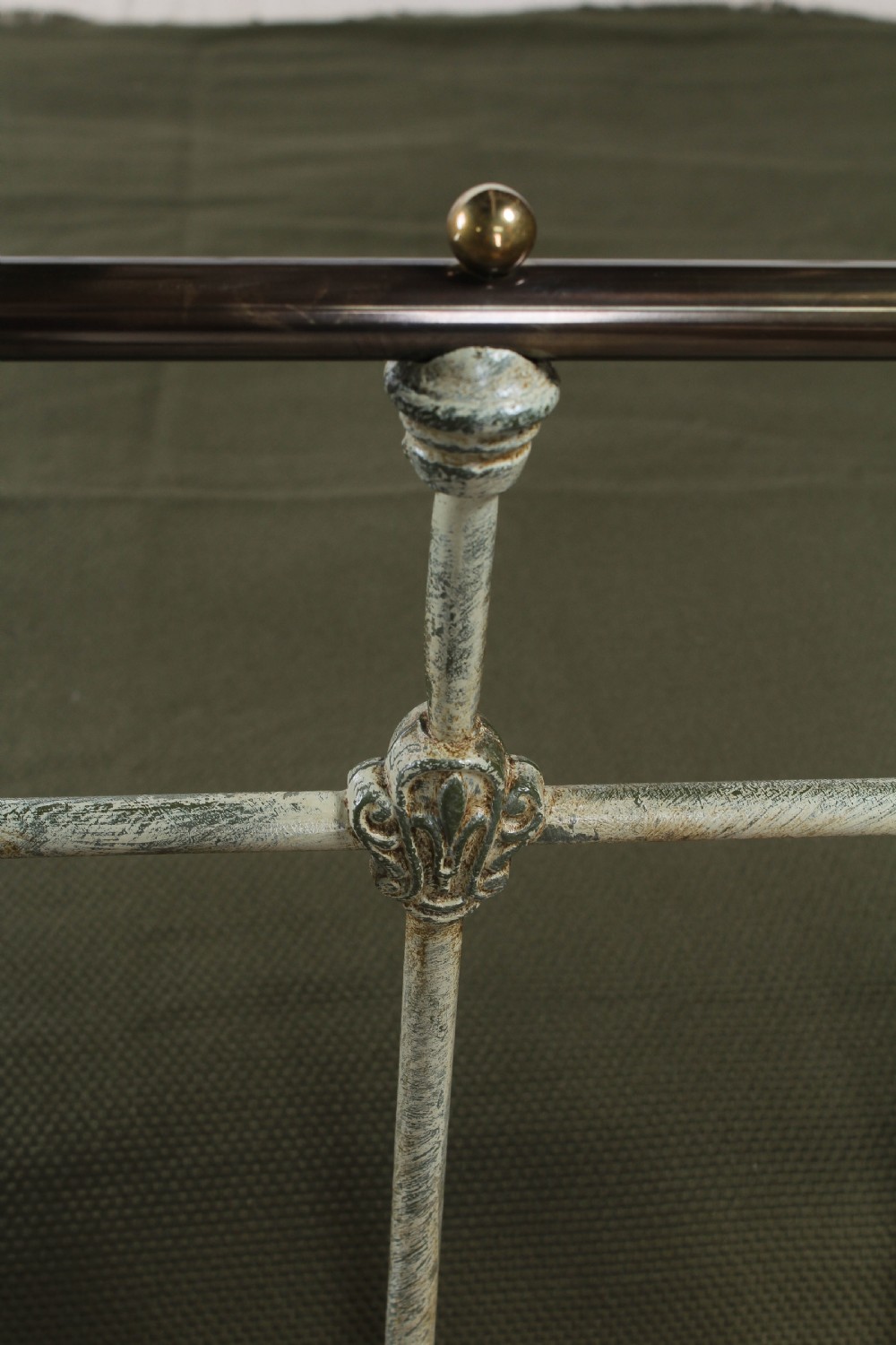 Classic Victorian brass and iron double bed View V