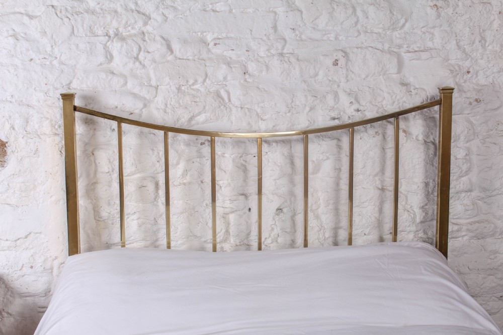 Attractive Edwardian all brass double bed View V