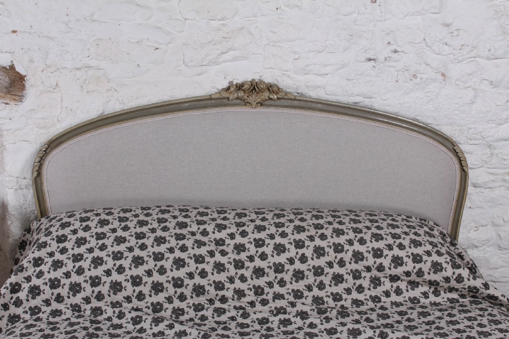 Absolutely lovely French king size newly upholstered bed View III