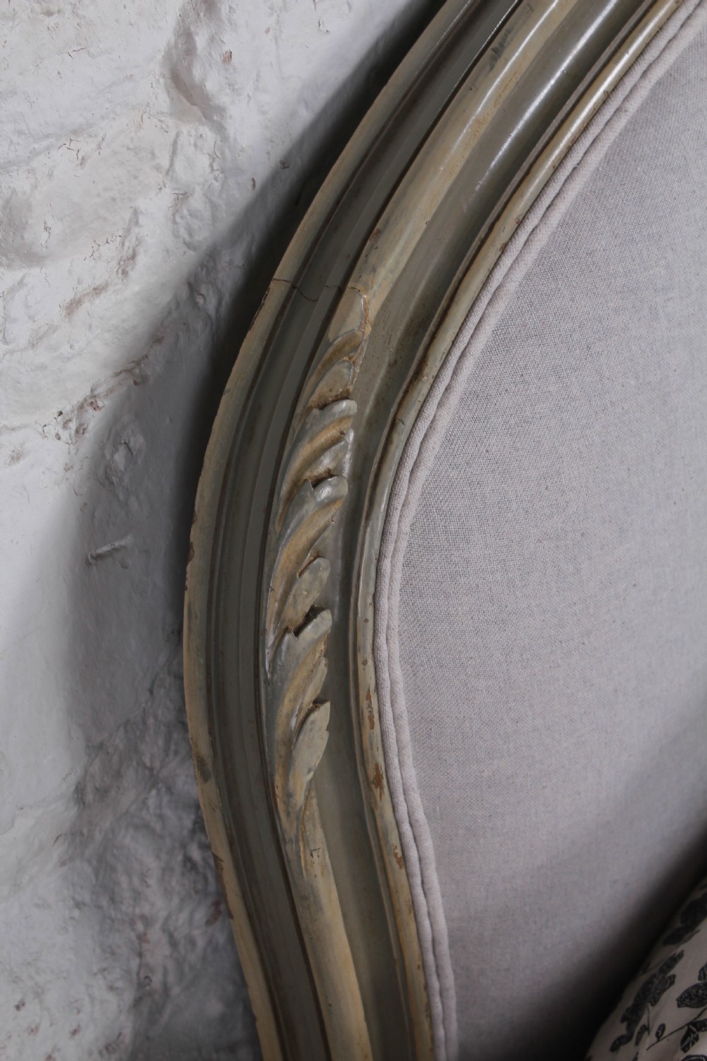 Absolutely lovely French king size newly upholstered bed View IX