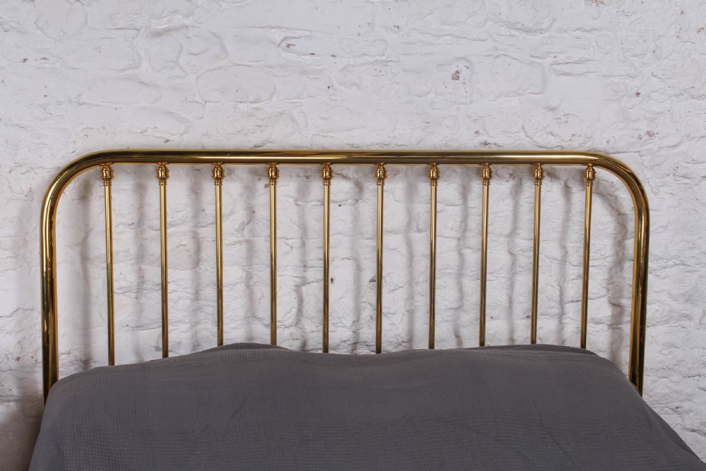 Fashionable French all brass European king size bed View III