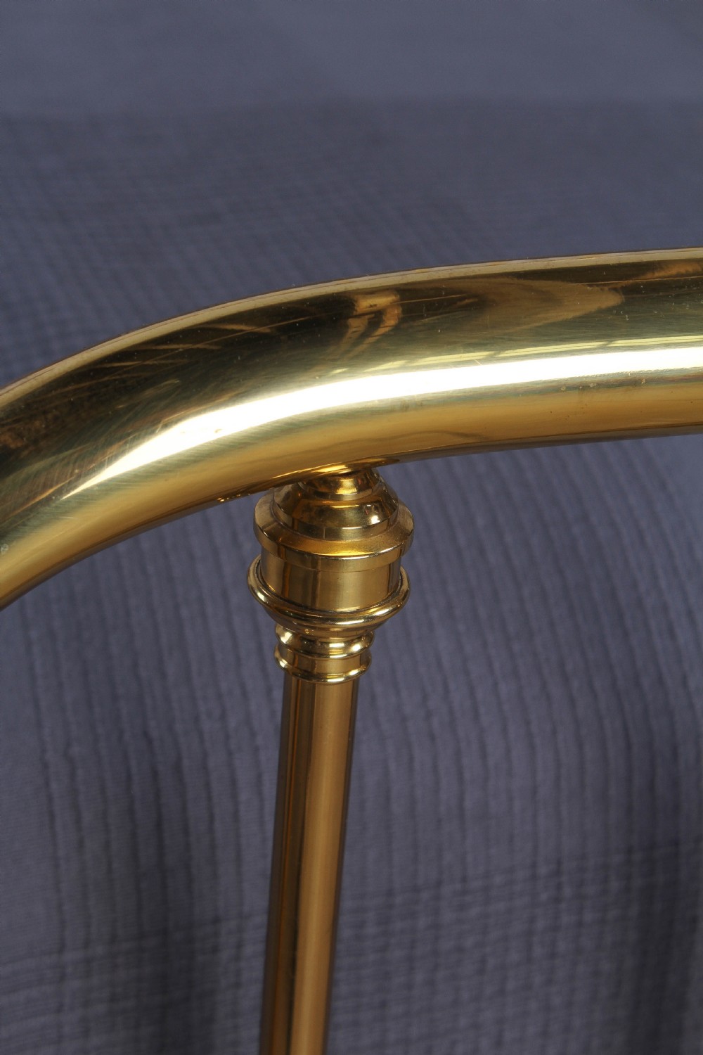 Fashionable French all brass European king size bed View V