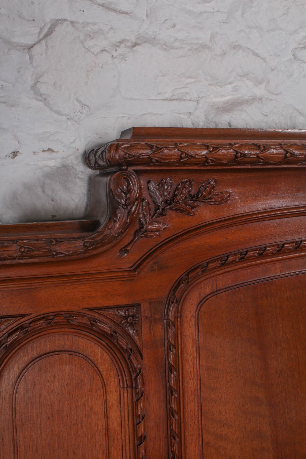 The most beautiful French carved solid walnut bedroom suite with king size bed View XX