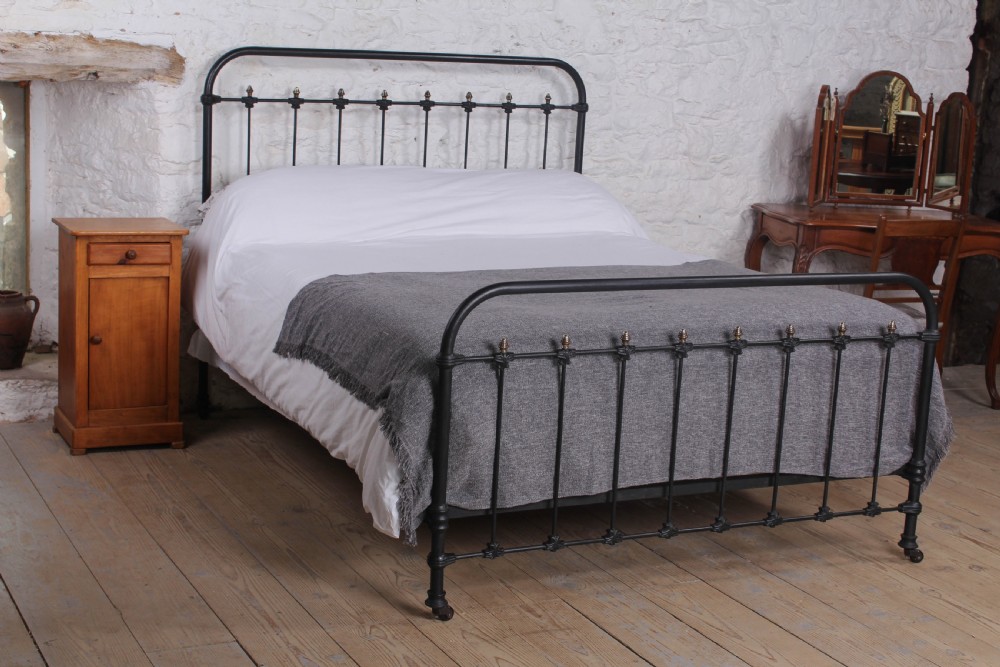 Lovely simple French king size bedstead