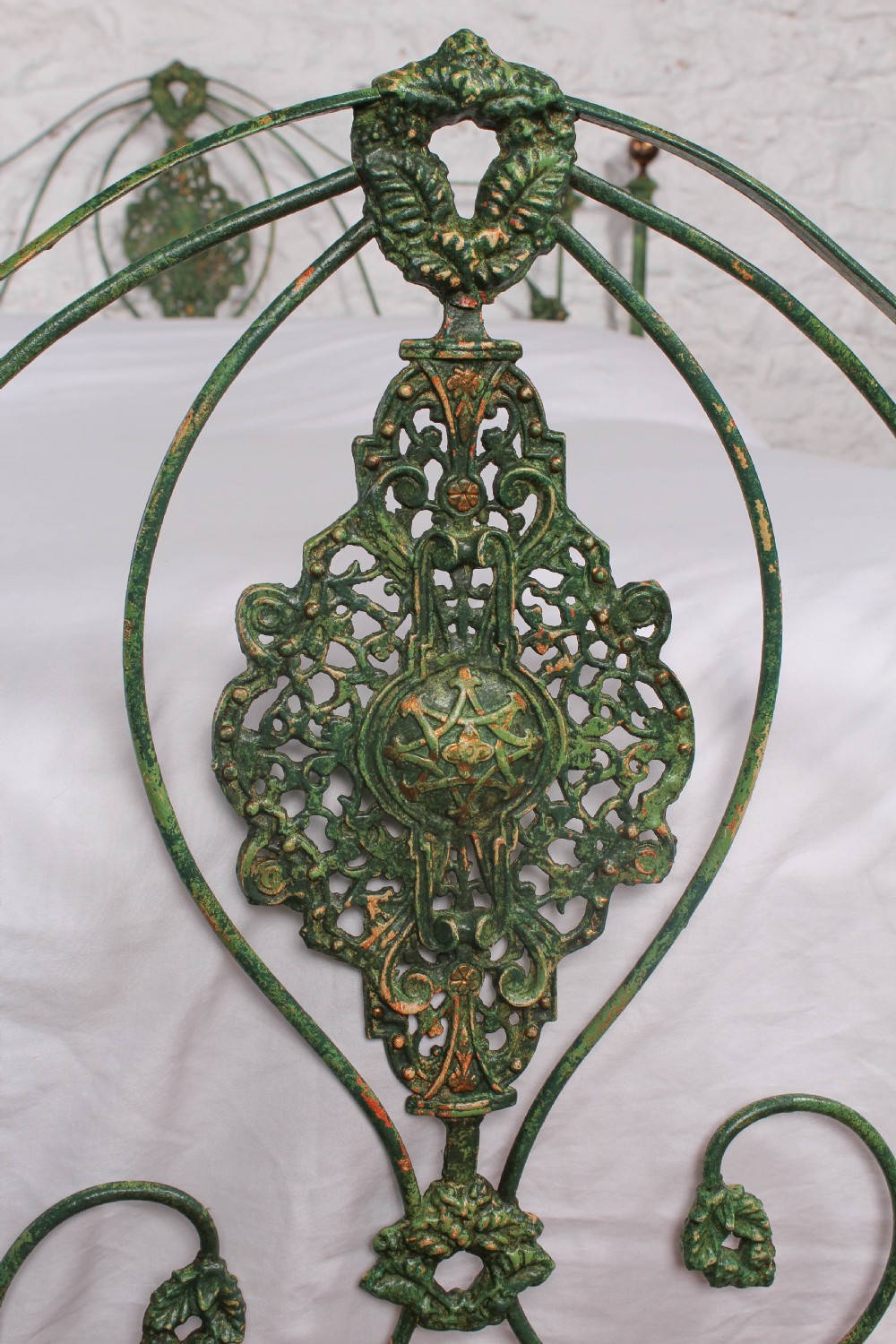 Very lovely early Victorian king size bedstead View II