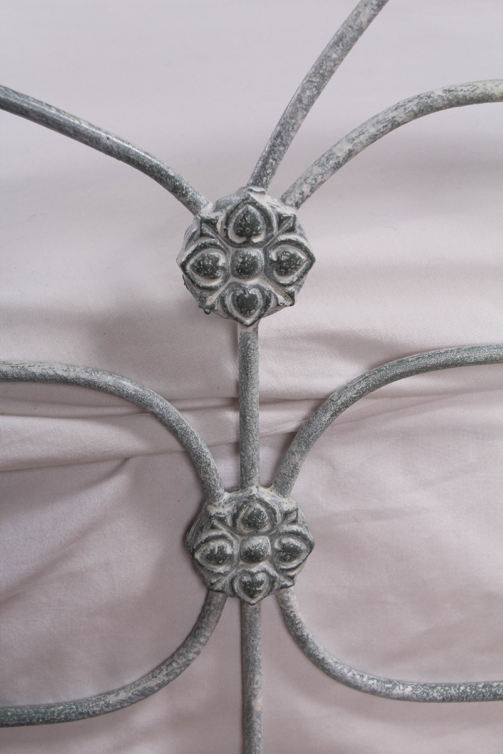 Early Victorian all iron 5ft king size bedstead View V
