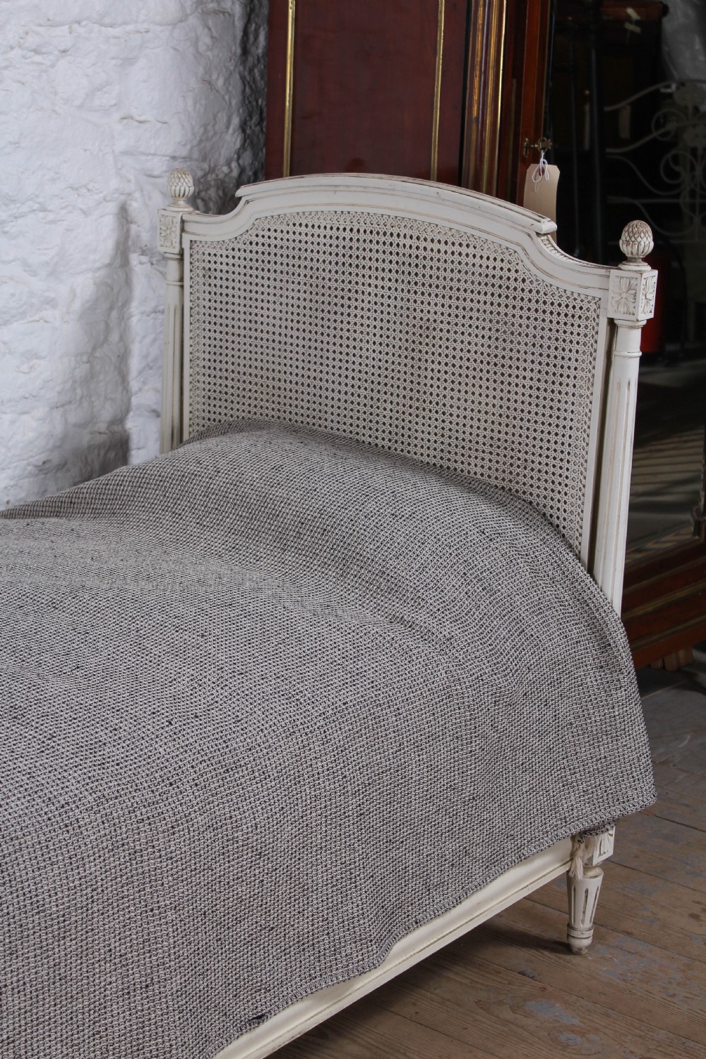 Very nice French caned painted day bed View IV