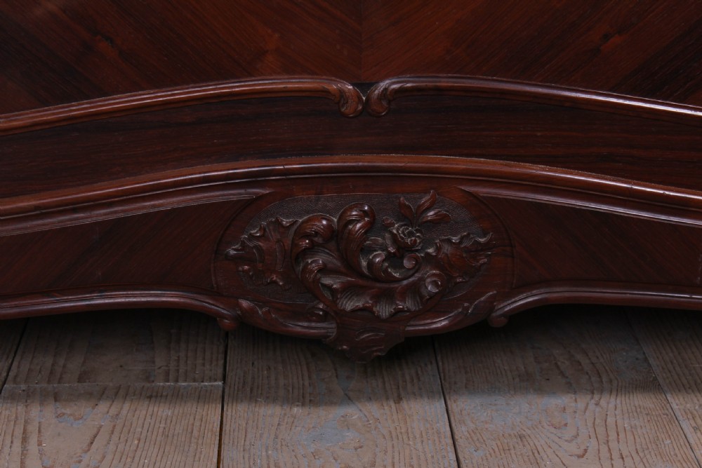 Handsome king size Louis XV style bed View IV