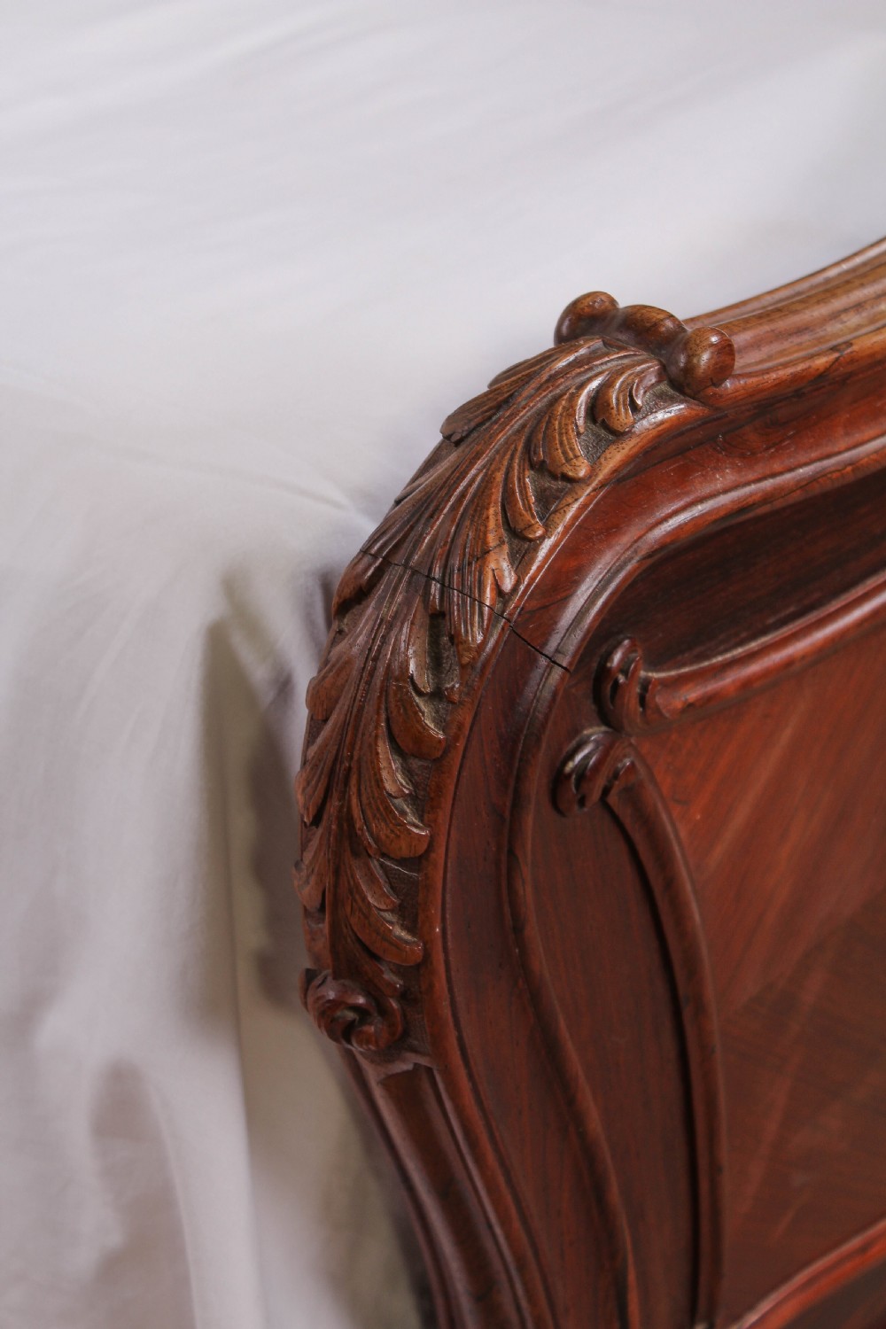 Handsome king size Louis XV style bed View VI