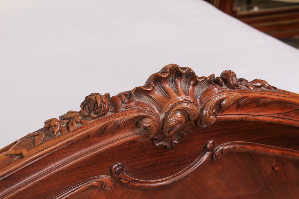 Handsome king size Louis XV style bed View VII
