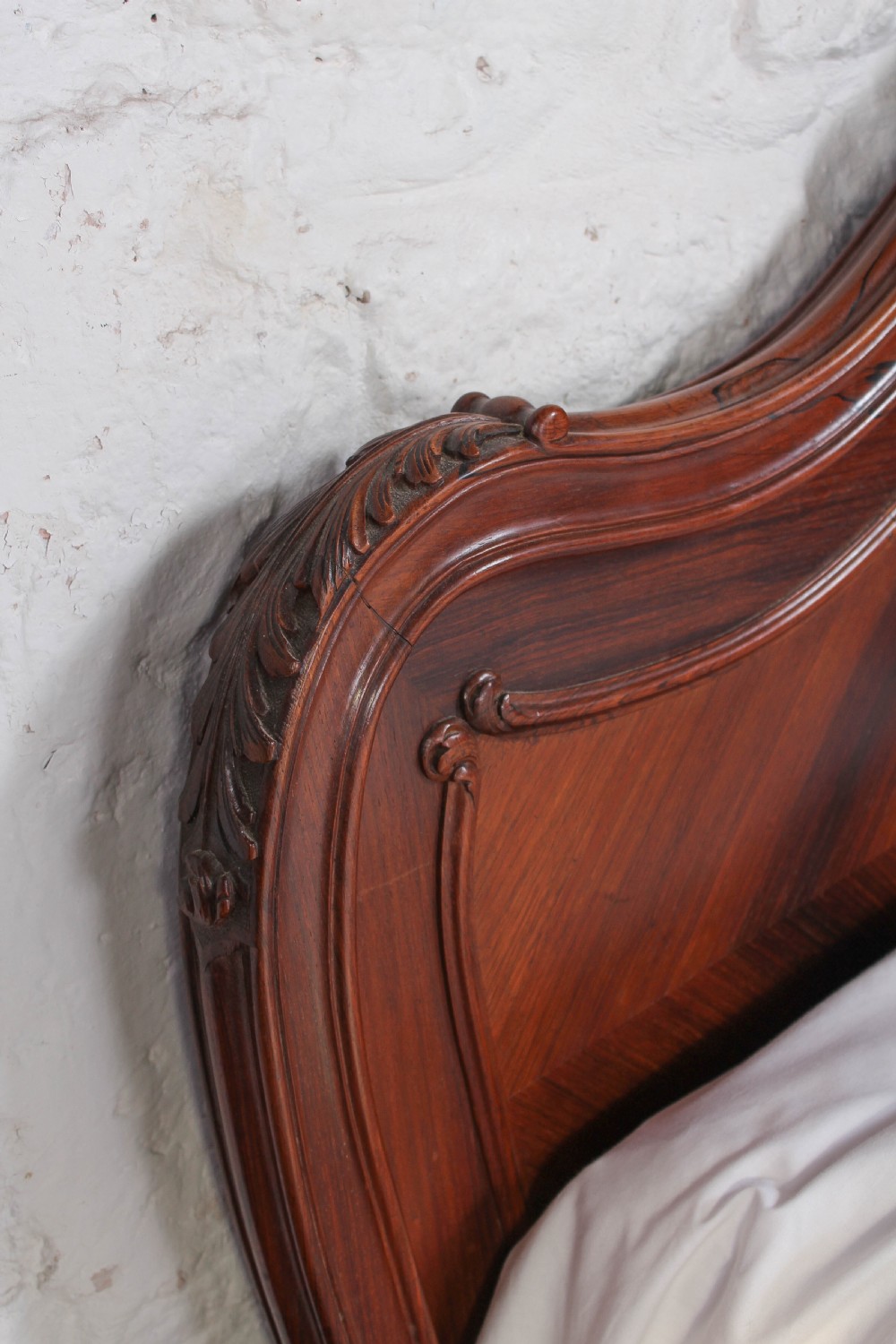 Handsome king size Louis XV style bed View IX