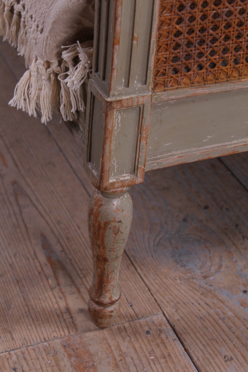 Very nice French single caned bed View III