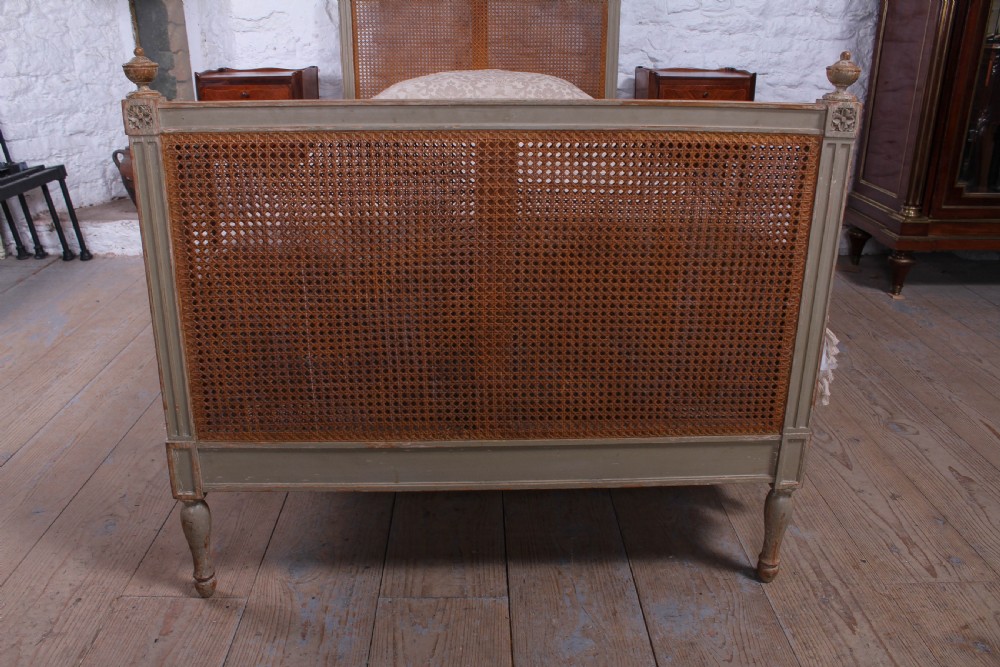 Very nice French single caned bed View V