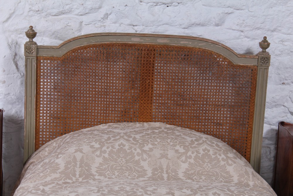 Very nice French single caned bed View VI