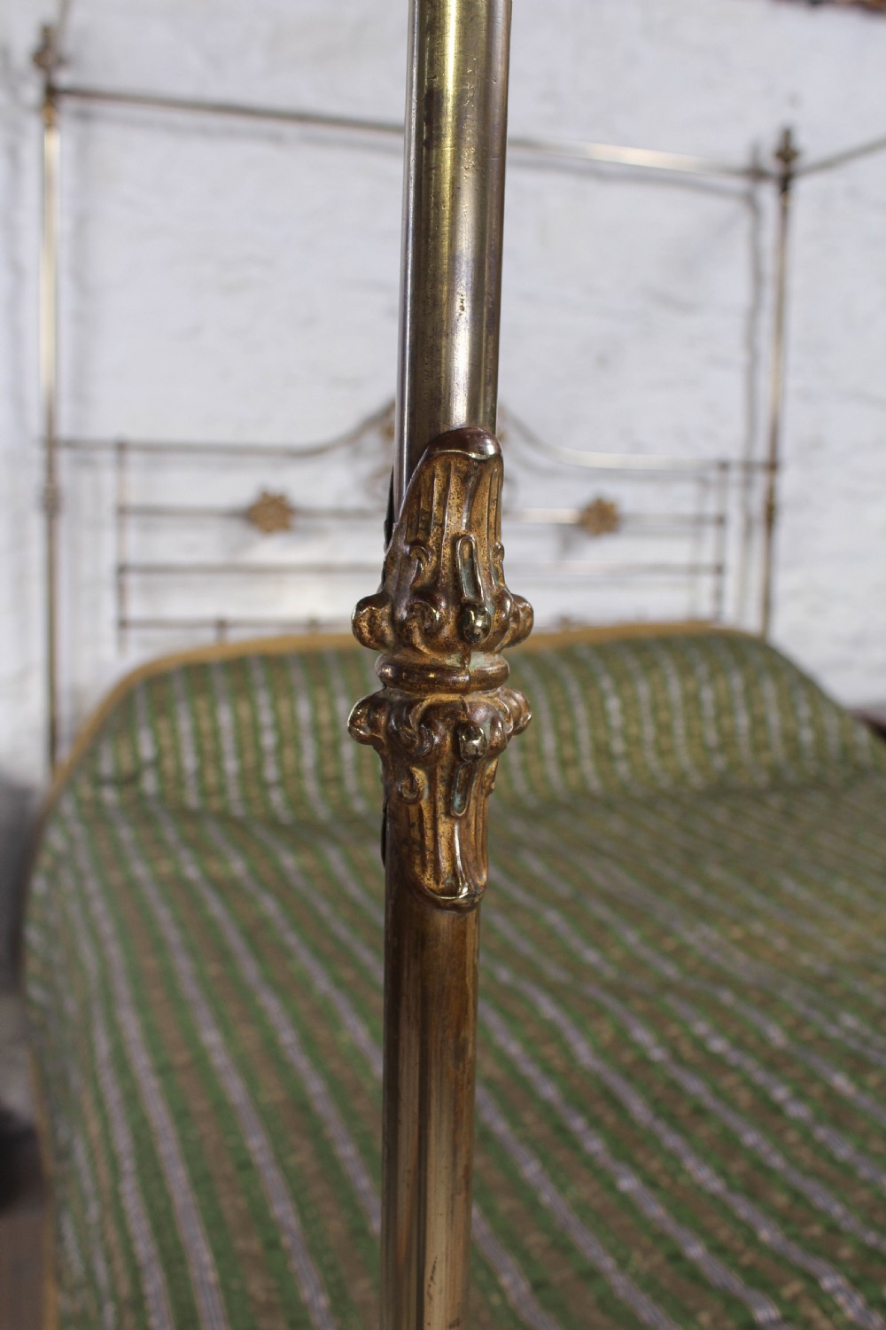 Winfield all brass four poster king size bed  View V