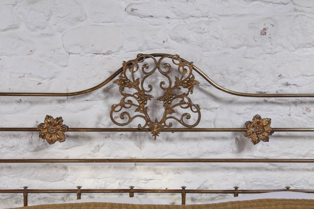 Winfield all brass four poster king size bed  View X