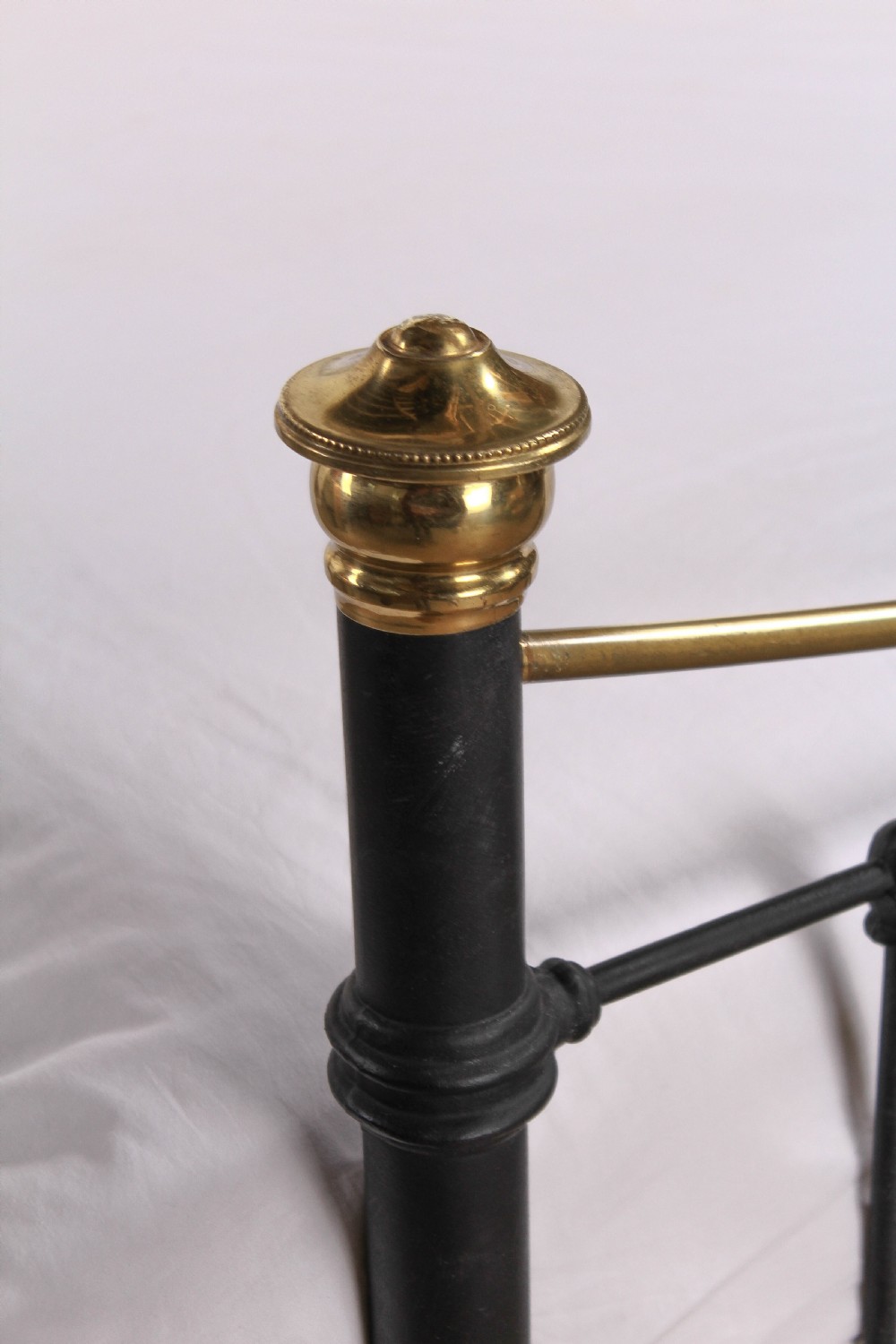 Classic Edwardian dip rail double bed View V