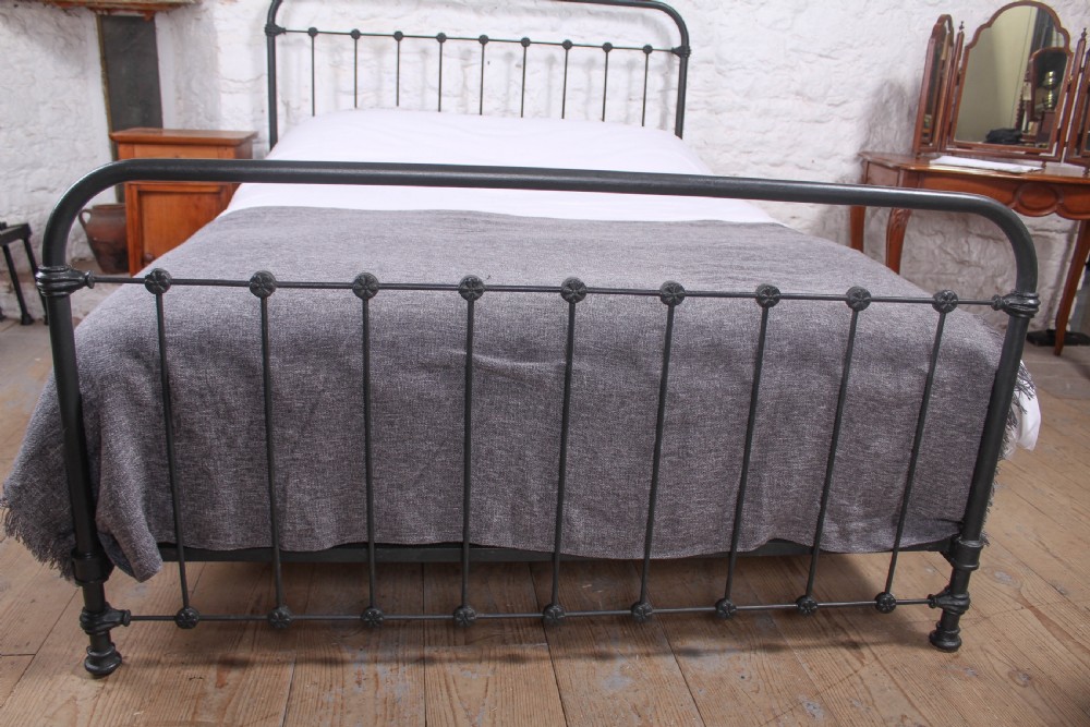 Lovely simple French iron king size bed View II