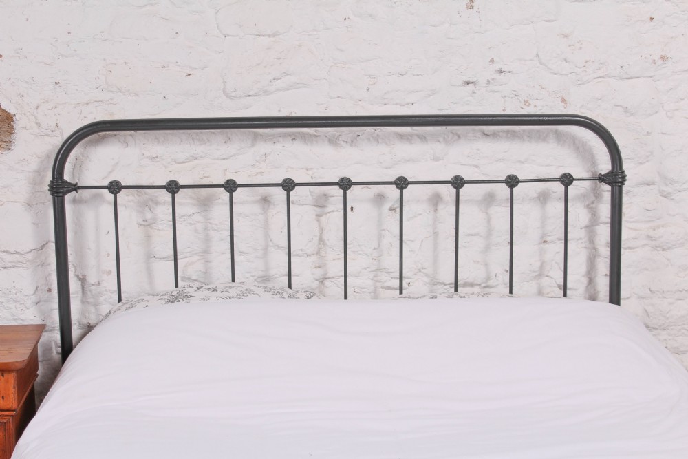 Lovely simple French iron king size bed View IV