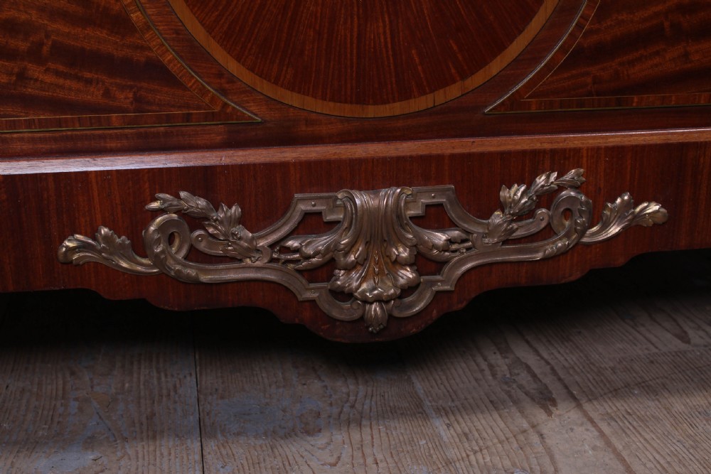 Handsome Empire style mahogany kind size bed View V