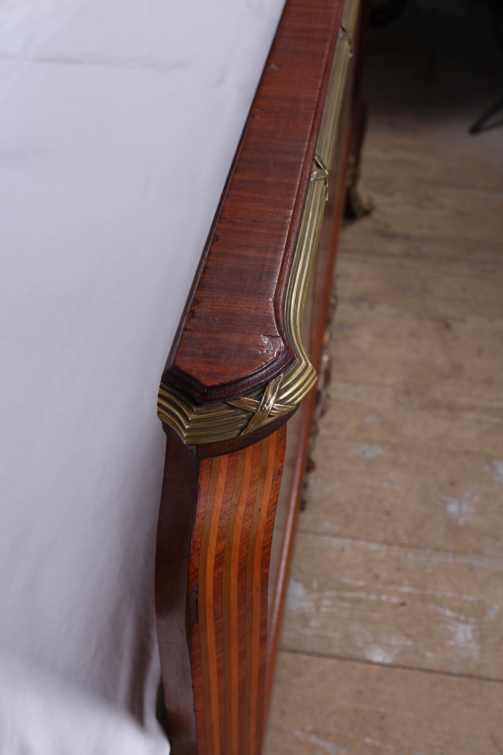 Handsome Empire style mahogany kind size bed View VII