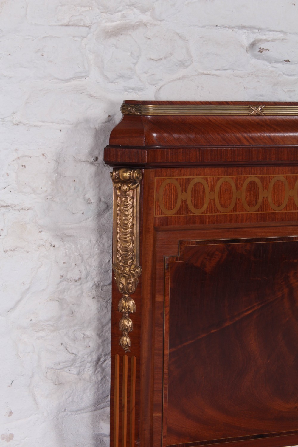 Handsome Empire style mahogany kind size bed View IX