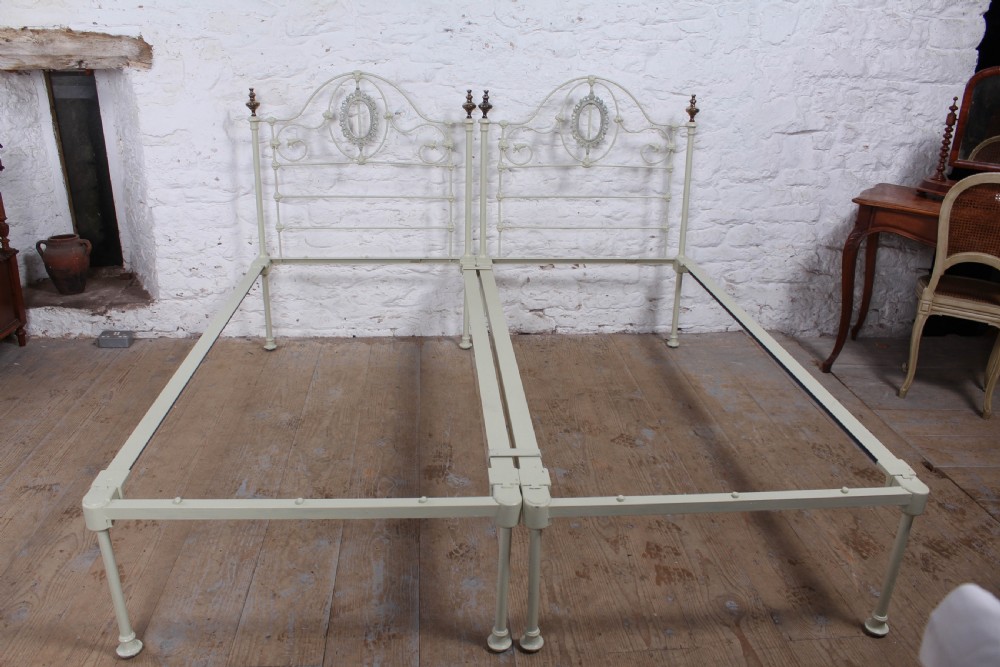 Pretty pair of Victorian no end beds (can be joined) View IV