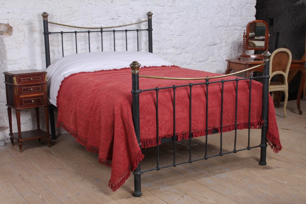 Classic Edwardian black and brass dip rail View II
