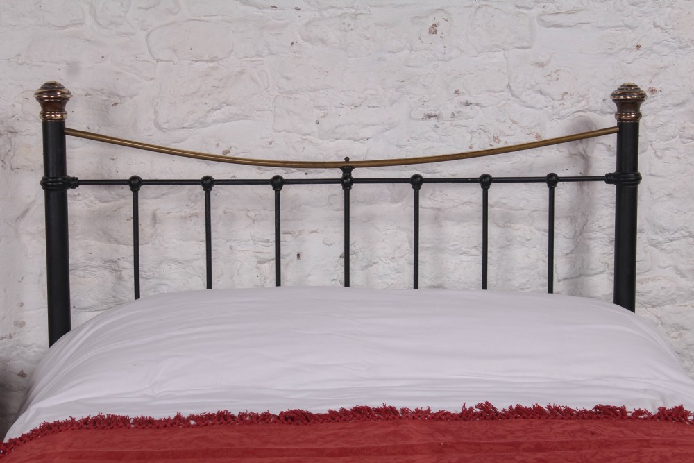 Classic Edwardian black and brass dip rail View IV
