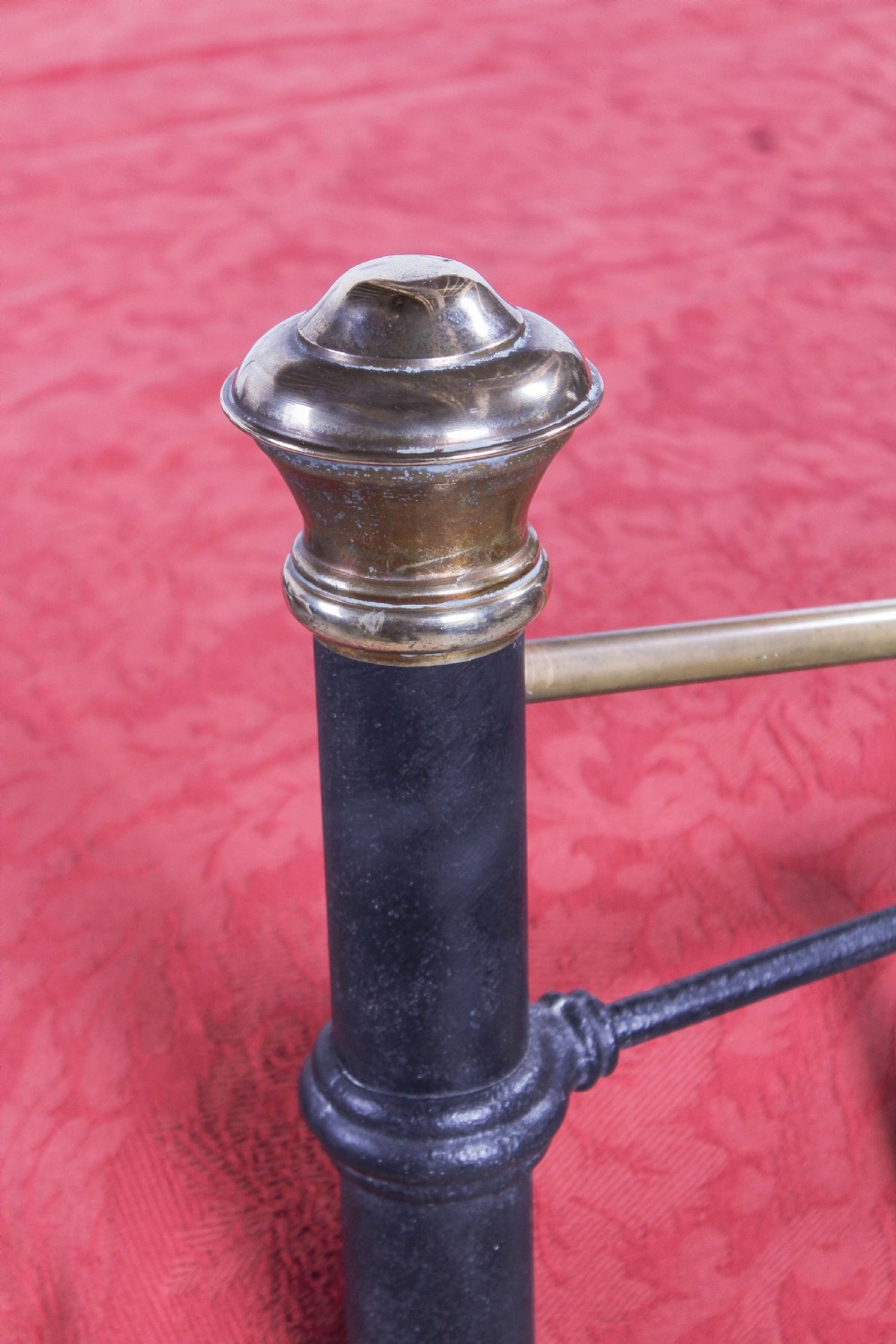 Classic Edwardian black and brass dip rail View VI