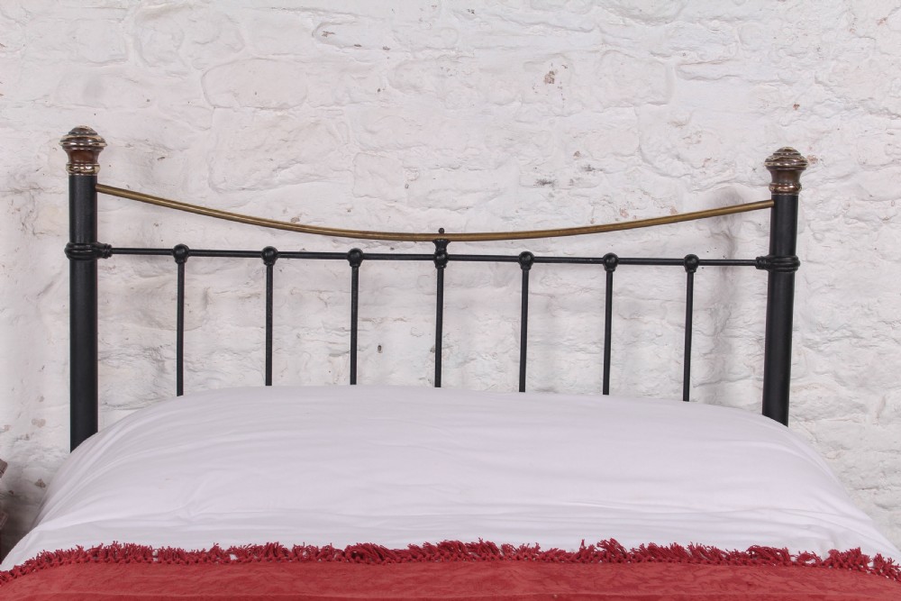 Classic Edwardian black and brass dip rail View VII