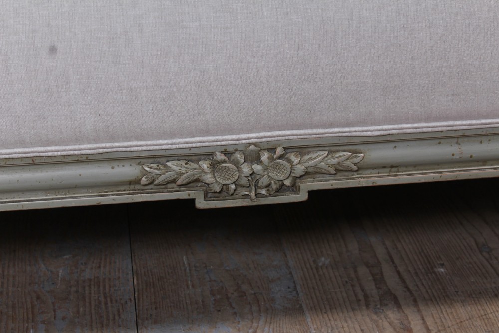 Lovely newly upholstered French king size bed View IV