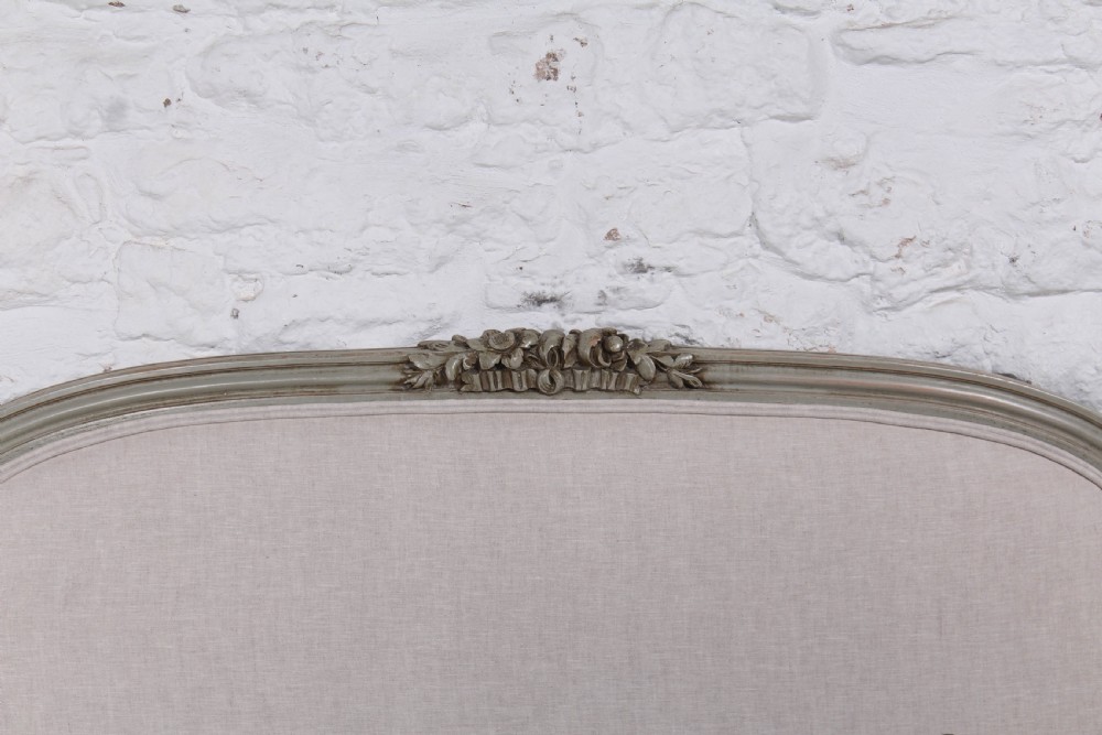 Lovely newly upholstered French king size bed View VII