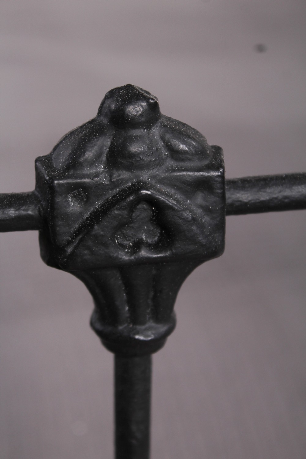Classic Victorian king size brass and iron bed View V