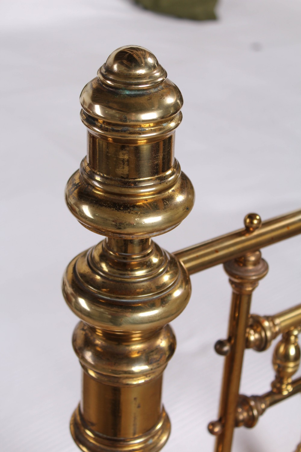 Handsome super king size all brass Victorian english bed View V