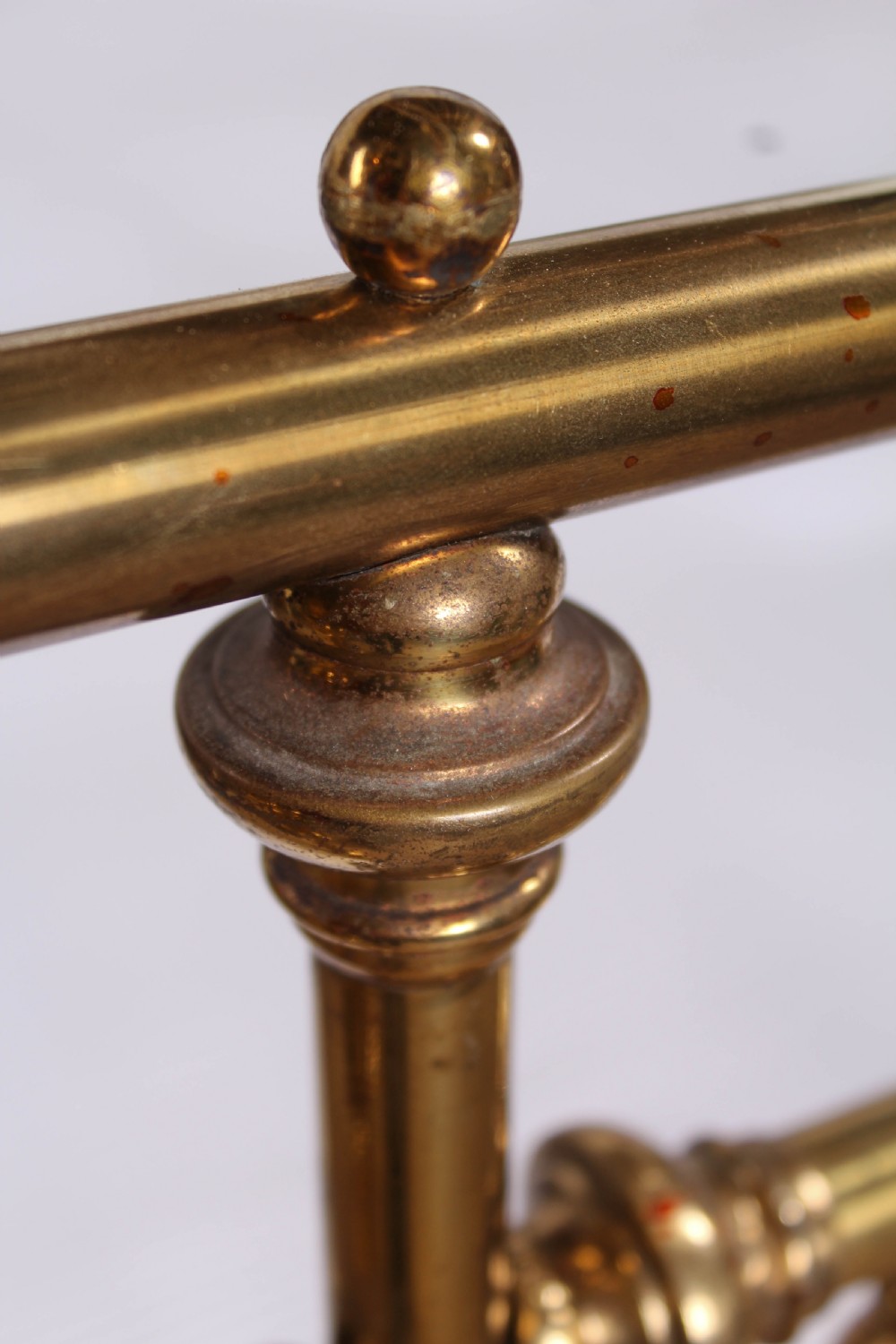 Handsome super king size all brass Victorian english bed View XI