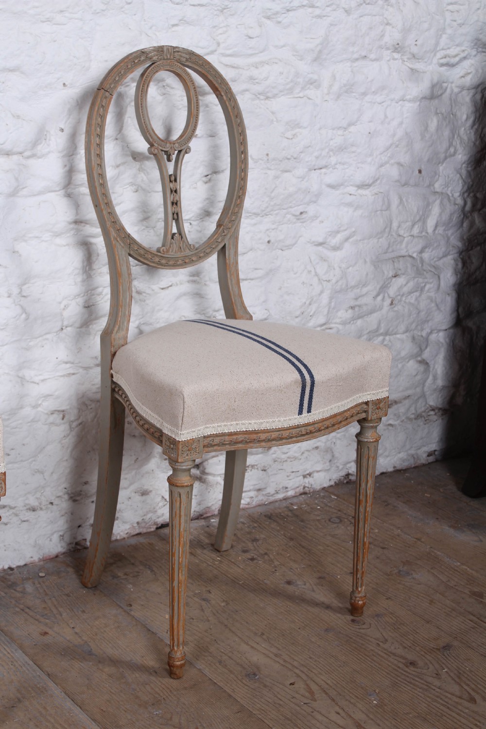 Very pretty pair of newly upholstered French chairs View IV