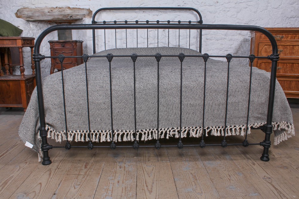 Lovely fashionably simple French king size all iron bed View VI