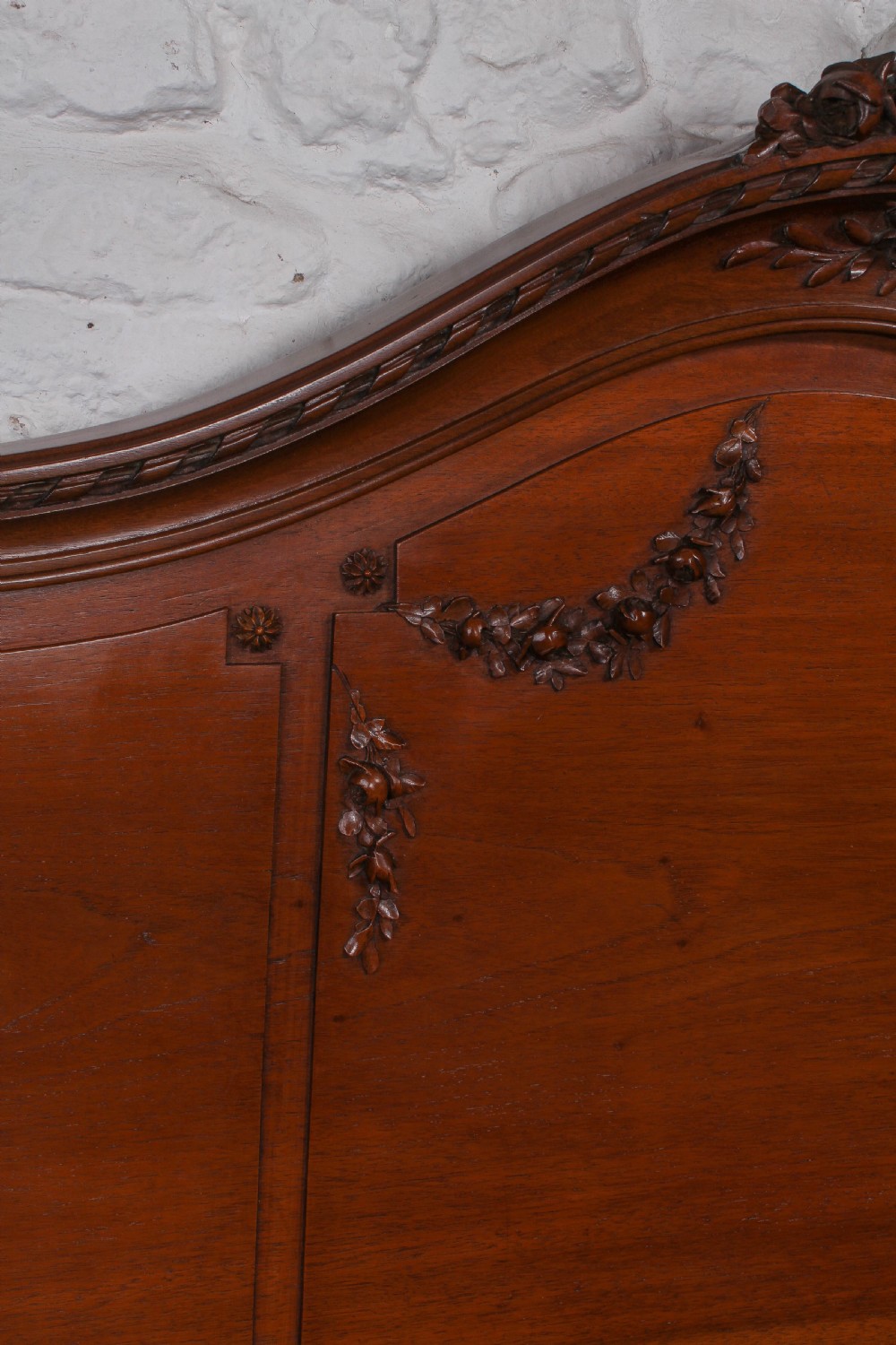 Beautiful Louis XVI style king size bed with exquisite carving View XIII