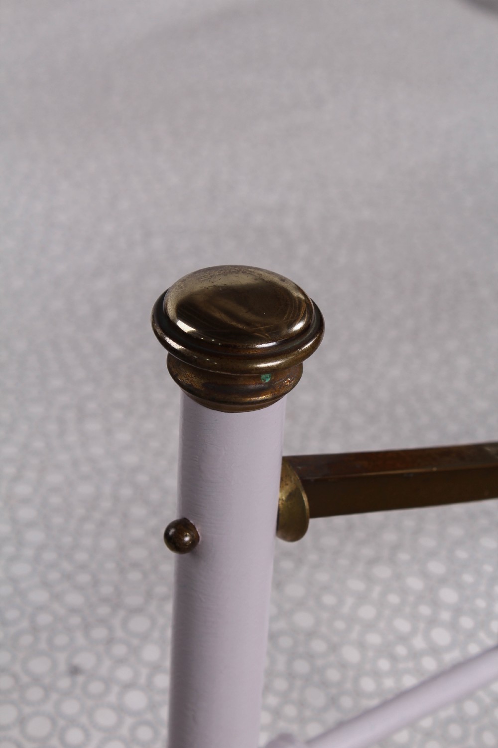 Very nice pair of Edwardian dip rail single beds View III