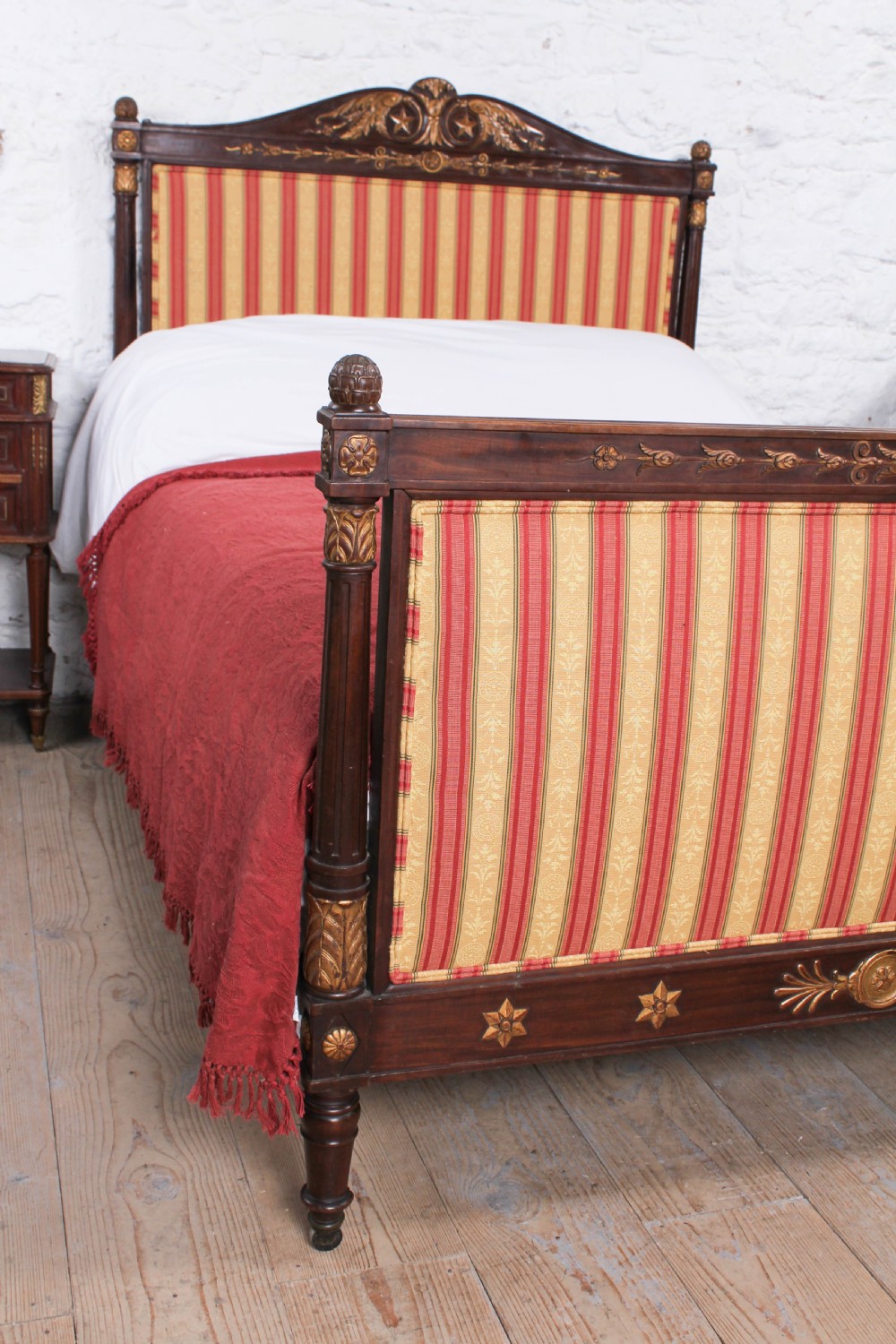Handsome and individual Empire style French double bed View IV