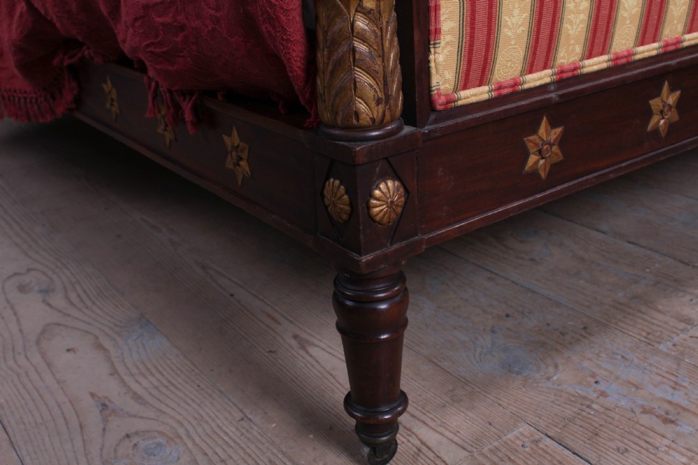Handsome and individual Empire style French double bed View IX