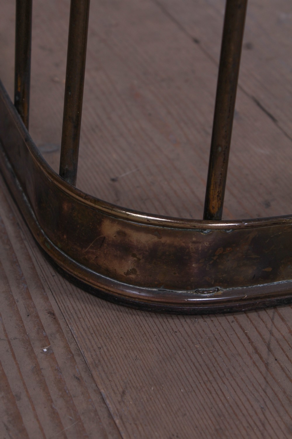 Lovely Solid brass Georgian fireguard View IV