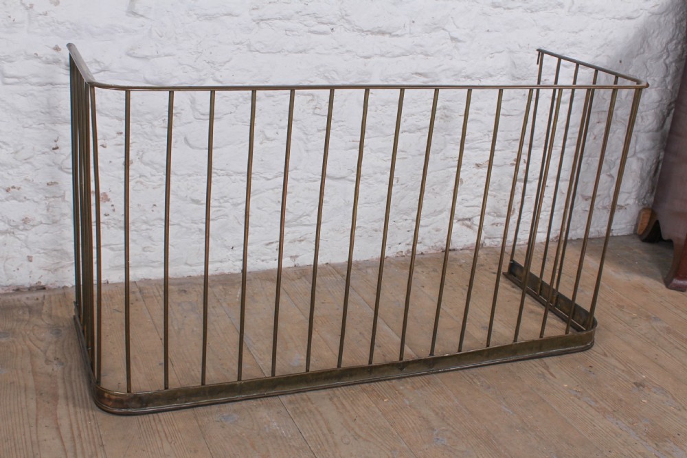 Lovely Solid brass Georgian fireguard View VI