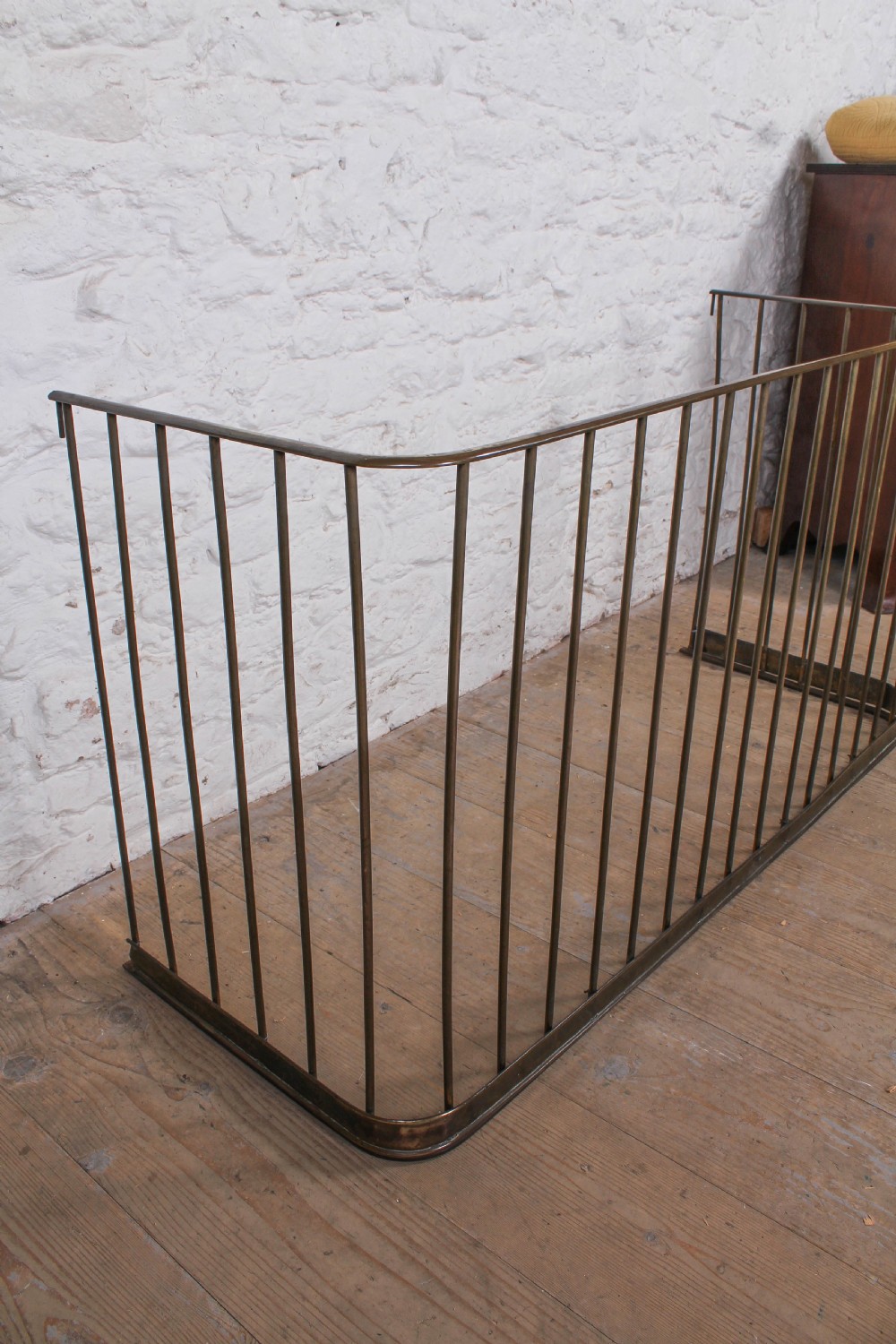 Lovely Solid brass Georgian fireguard View VII