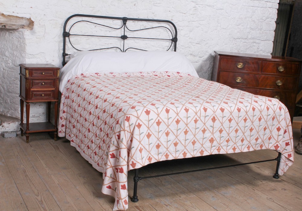 Pleasingly simple Irish all iron king size bed
